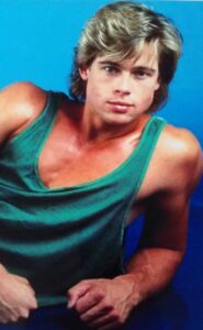 Vintage Brad Pitt test shoot image.